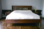 Summerhill bed (oiled black walnut)