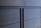66 inch Empire dresser  - detail  handle cut-outs