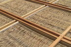 Park Rd. patio screen panels  woven willow