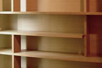 Bain hearth and shelving  detail - shelves