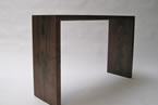 Fold console table (oiled black walnut)