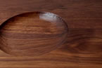 Spadina Rd. writing desk  detail  - carved dish